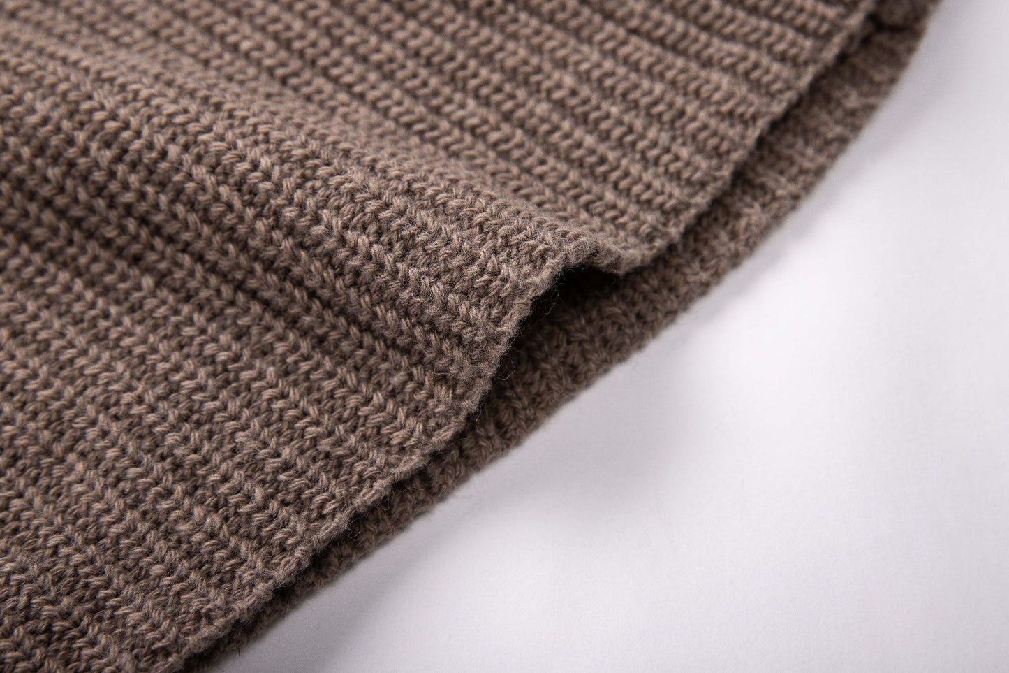 Oversized Roll-Neck Poncho