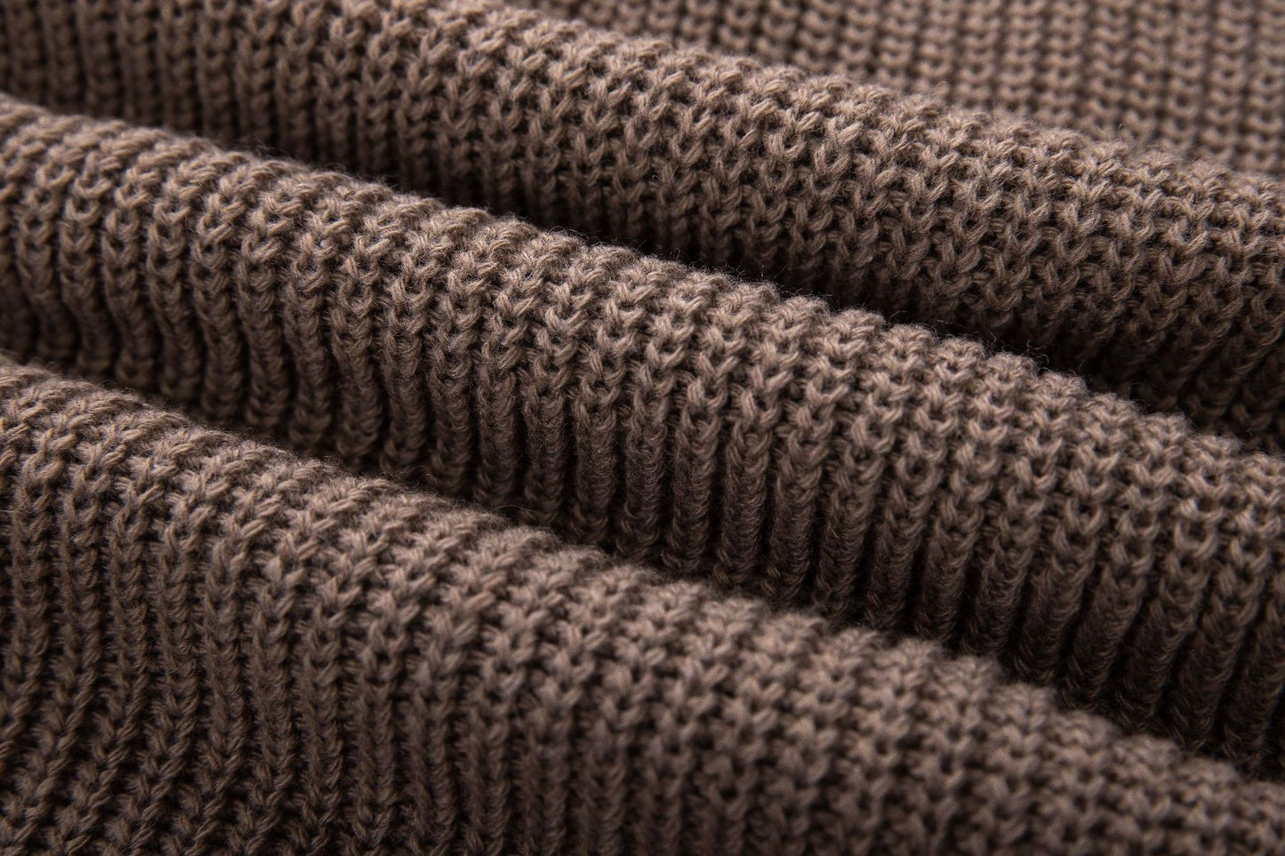 Oversized Roll-Neck Poncho