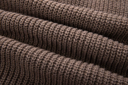 Oversized Roll-Neck Poncho