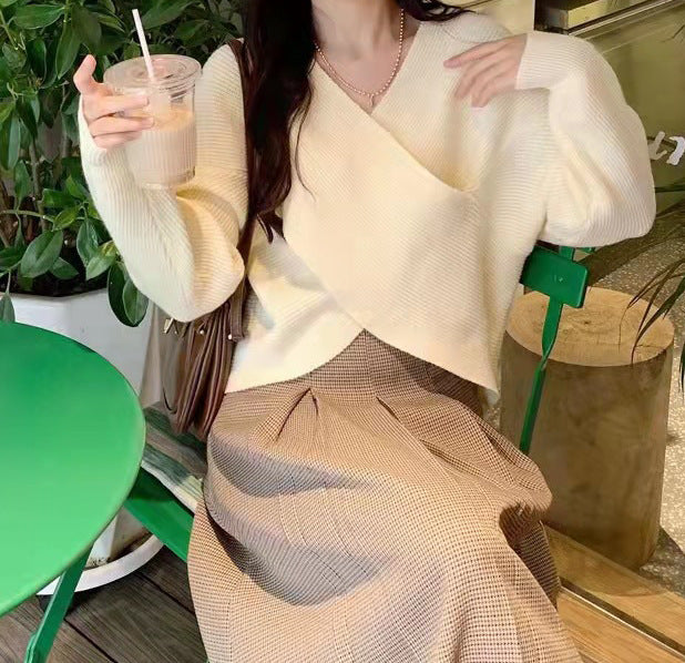 Crossover Wrap Pullover