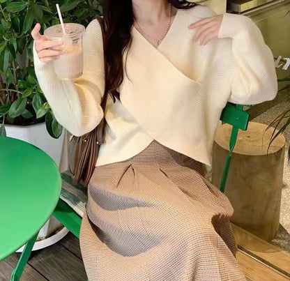 Crossover Wrap Pullover