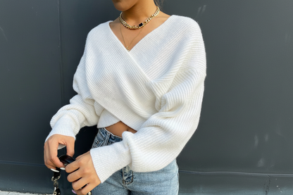 Crossover Wrap Pullover