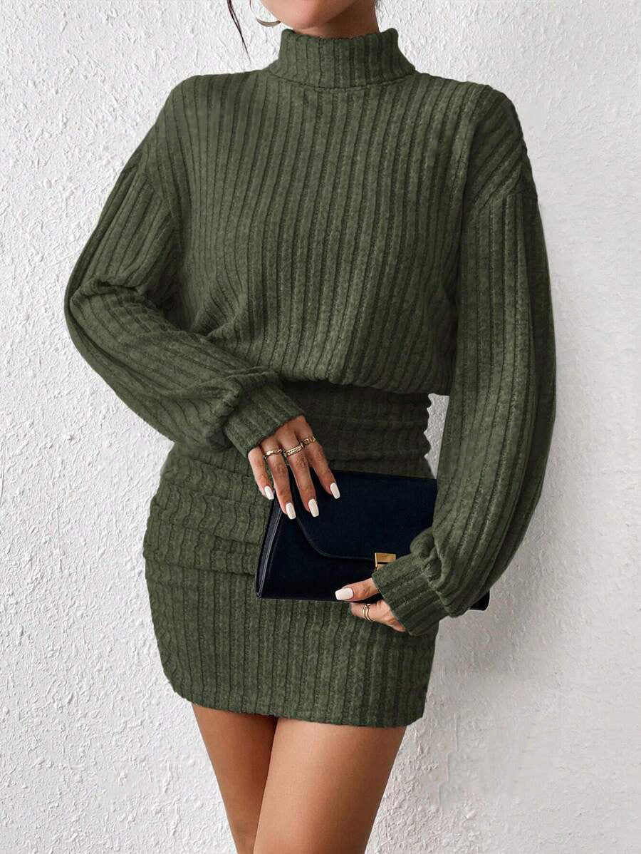Sleek Knit Dress
