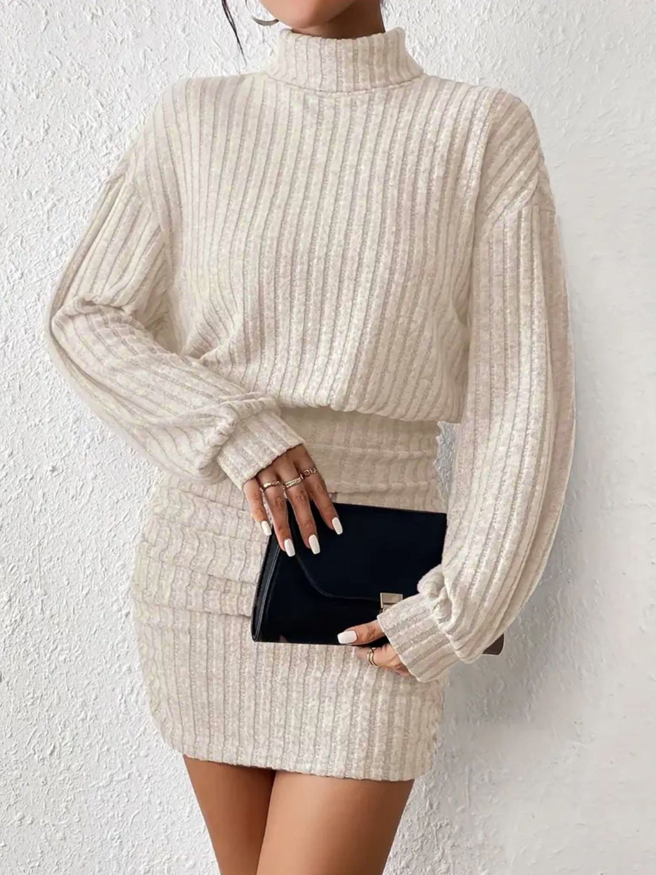 Sleek Knit Dress